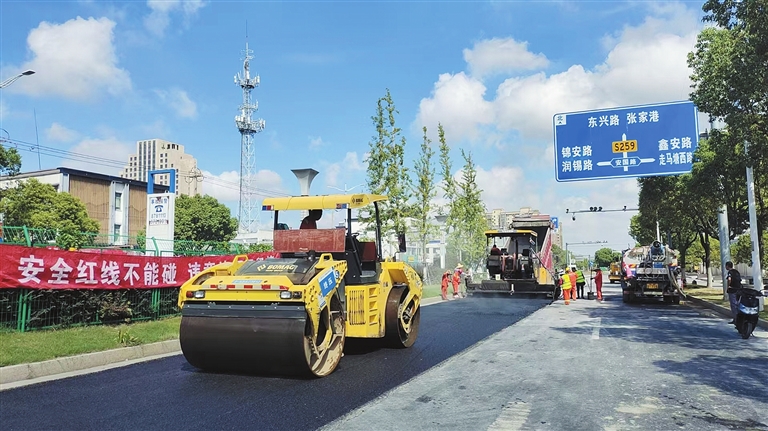  錫東大道集中養護完工